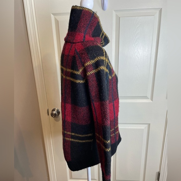 RD Style Cozy Plaid Turtleneck Sweater - Picture 3 of 11